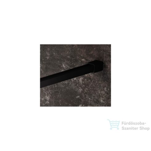 Ravak Walk-In Double Wall 190-240x90 cm-es zuhanyfal 120 cm-es merevítővel,fekete/transparent GW9WJ0300Z1SET13090