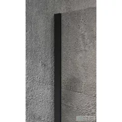   Sapho GELCO VARIO Walk-In fali profil, 2000mm, fekete (GX1014)
