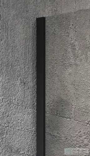 Sapho GELCO VARIO Walk-In fali profil, 2000mm, fekete (GX1014)