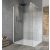 Sapho GELCO VARIO WHITE Fix zuhanyfal, fali profillal, merőleges merevítő nélkül, transzparent üveg, 1000mm (GX1210GX1015)