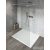 Sapho GELCO VARIO WHITE Szabadon álló zuhanyfal merőleges merevítőkkel, transzparent üveg, 1300mm (GX1213GX2215)