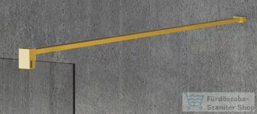 Sapho GELCO VARIO Walk-In merevítő, 1400mm, matt aranyy (GX2217)