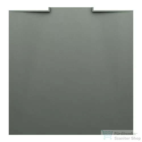 Laufen NIA zuhanytálca 80x80 cm, Marbond kompozit anyagból, lefolyó a falon belül, matt beton H2100300790001