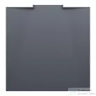 Laufen NIA zuhanytálca 90x90 cm, Marbond kompozit anyagból, lefolyó a falon belül, Antracit H2100310780001