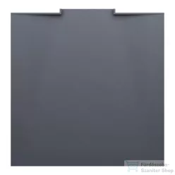   Laufen NIA zuhanytálca 90x90 cm, Marbond kompozit anyagból, lefolyó a falon belül, Antracit H2100310780001
