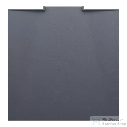 Laufen NIA zuhanytálca 90x90 cm, Marbond kompozit anyagból, lefolyó a falon belül, Antracit H2100310780001