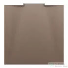 Laufen NIA zuhanytálca 90x90 cm, Marbond kompozit anyagból, lefolyó a falon belül, matt kávé H2100311290001
