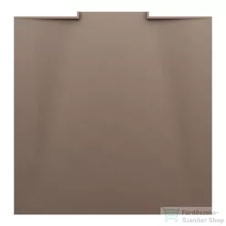   Laufen NIA zuhanytálca 90x90 cm, Marbond kompozit anyagból, lefolyó a falon belül, matt kávé H2100311290001
