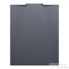 Laufen NIA zuhanytálca 100x80 cm, Marbond kompozit anyagból, lefolyó a falon belül, Antracit H2100320780001