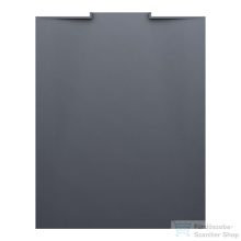  Laufen NIA zuhanytálca 100x80 cm, Marbond kompozit anyagból, lefolyó a falon belül, Antracit H2100320780001