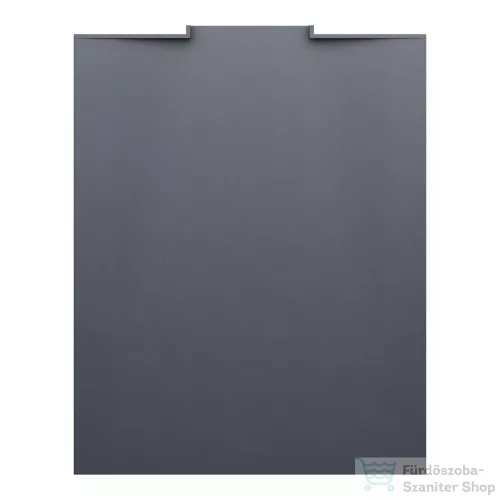 Laufen NIA zuhanytálca 100x80 cm, Marbond kompozit anyagból, lefolyó a falon belül, Antracit H2100320780001