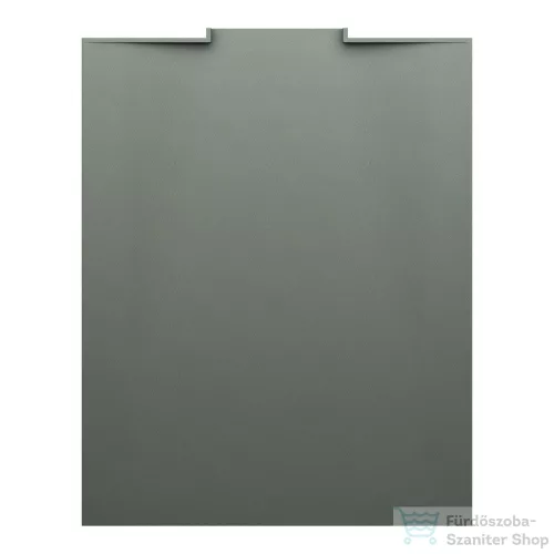 Laufen NIA zuhanytálca 100x80 cm, Marbond kompozit anyagból, lefolyó a falon belül, matt beton H2100320790001