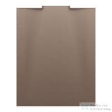   Laufen NIA zuhanytálca 100x80 cm, Marbond kompozit anyagból, lefolyó a falon belül, matt kávé H2100321290001