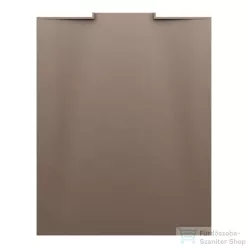   Laufen NIA zuhanytálca 100x80 cm, Marbond kompozit anyagból, lefolyó a falon belül, matt kávé H2100321290001