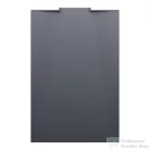 Laufen NIA zuhanytálca 120x80 cm, Marbond kompozit anyagból, lefolyó a falon belül, Antracit H2100330780001