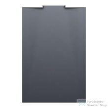   Laufen NIA zuhanytálca 120x80 cm, Marbond kompozit anyagból, lefolyó a falon belül, Antracit H2100330780001