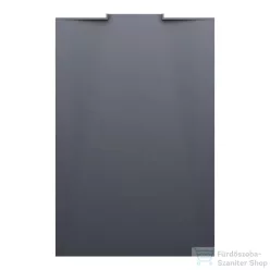   Laufen NIA zuhanytálca 120x80 cm, Marbond kompozit anyagból, lefolyó a falon belül, Antracit H2100330780001