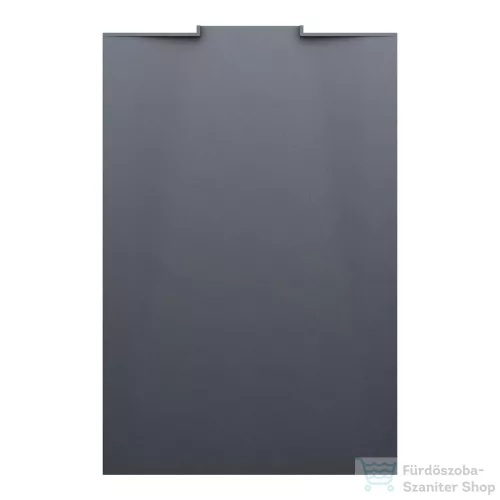 Laufen NIA zuhanytálca 120x80 cm, Marbond kompozit anyagból, lefolyó a falon belül, Antracit H2100330780001