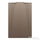 Laufen NIA zuhanytálca 120x80 cm, Marbond kompozit anyagból, lefolyó a falon belül, Matt kávé H2100331290001