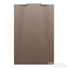   Laufen NIA zuhanytálca 120x80 cm, Marbond kompozit anyagból, lefolyó a falon belül, Matt kávé H2100331290001