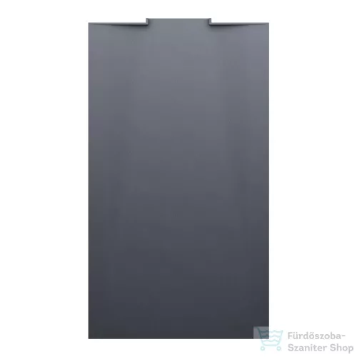 Laufen NIA zuhanytálca 140x80 cm, Marbond kompozit anyagból, lefolyó a falon belül, Antracit H2100340780001