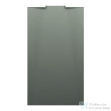   Laufen NIA zuhanytálca 140x80 cm, Marbond kompozit anyagból, lefolyó a falon belül, matt beton H2100340790001