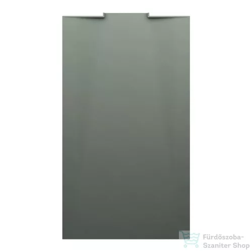 Laufen NIA zuhanytálca 140x80 cm, Marbond kompozit anyagból, lefolyó a falon belül, matt beton H2100340790001
