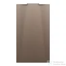 Laufen NIA zuhanytálca 140x80 cm, Marbond kompozit anyagból, lefolyó a falon belül, matt kávé H2100341290001