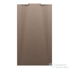   Laufen NIA zuhanytálca 140x80 cm, Marbond kompozit anyagból, lefolyó a falon belül, matt kávé H2100341290001