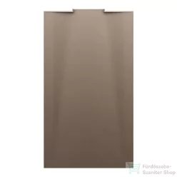   Laufen NIA zuhanytálca 140x80 cm, Marbond kompozit anyagból, lefolyó a falon belül, matt kávé H2100341290001