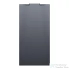 Laufen NIA zuhanytálca 160x80 cm, Marbond kompozit anyagból, lefolyó a falon belül, Antracit H2100350780001
