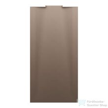   Laufen NIA zuhanytálca 160x80 cm, Marbond kompozit anyagból, lefolyó a falon belül, matt kávé H2100351290001