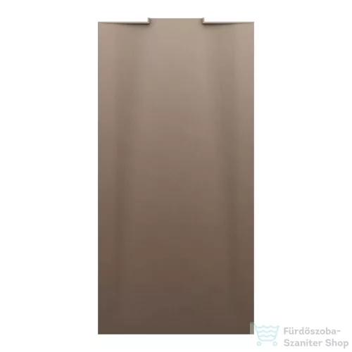 Laufen NIA zuhanytálca 160x80 cm, Marbond kompozit anyagból, lefolyó a falon belül, matt kávé H2100351290001