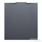 Laufen NIA zuhanytálca 100x90 cm, Marbond kompozit anyagból, lefolyó a falon belül, Antracit H2100360780001