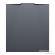   Laufen NIA zuhanytálca 100x90 cm, Marbond kompozit anyagból, lefolyó a falon belül, Antracit H2100360780001