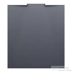   Laufen NIA zuhanytálca 100x90 cm, Marbond kompozit anyagból, lefolyó a falon belül, Antracit H2100360780001