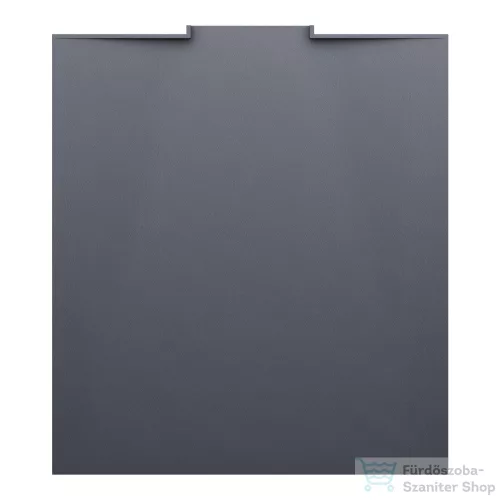 Laufen NIA zuhanytálca 100x90 cm, Marbond kompozit anyagból, lefolyó a falon belül, Antracit H2100360780001