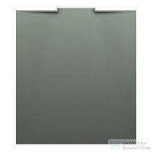   Laufen NIA zuhanytálca 100x90 cm, Marbond kompozit anyagból, lefolyó a falon belül, matt beton H2100360790001