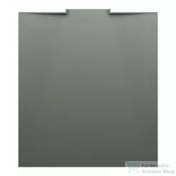   Laufen NIA zuhanytálca 100x90 cm, Marbond kompozit anyagból, lefolyó a falon belül, matt beton H2100360790001