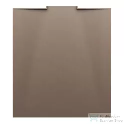   Laufen NIA zuhanytálca 100x90 cm, Marbond kompozit anyagból, lefolyó a falon belül, matt kávé H2100361290001