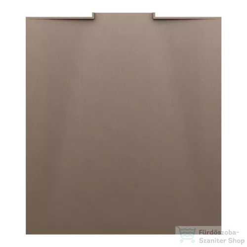 Laufen NIA zuhanytálca 100x90 cm, Marbond kompozit anyagból, lefolyó a falon belül, matt kávé H2100361290001