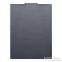   Laufen NIA zuhanytálca 120x90 cm, Marbond kompozit anyagból, lefolyó a falon belül, Antracit H2100370780001