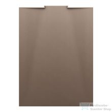  Laufen NIA zuhanytálca 120x90 cm, Marbond kompozit anyagból, lefolyó a falon belül, matt kávé H2100371290001