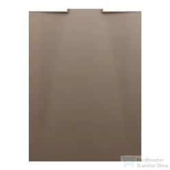   Laufen NIA zuhanytálca 120x90 cm, Marbond kompozit anyagból, lefolyó a falon belül, matt kávé H2100371290001