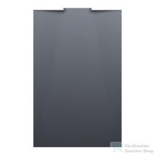   Laufen NIA zuhanytálca 140x90 cm, Marbond kompozit anyagból, lefolyó a falon belül, Antracit H2100380780001