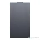 Laufen NIA zuhanytálca 160x90 cm, Marbond kompozit anyagból, lefolyó a falon belül, Antracit H2100390780001