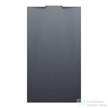   Laufen NIA zuhanytálca 160x90 cm, Marbond kompozit anyagból, lefolyó a falon belül, Antracit H2100390780001