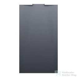   Laufen NIA zuhanytálca 160x90 cm, Marbond kompozit anyagból, lefolyó a falon belül, Antracit H2100390780001