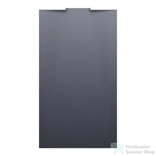 Laufen NIA zuhanytálca 160x90 cm, Marbond kompozit anyagból, lefolyó a falon belül, Antracit H2100390780001