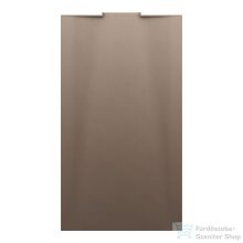   Laufen NIA zuhanytálca 160x90 cm, Marbond kompozit anyagból, lefolyó a falon belül, matt kávé H2100391290001